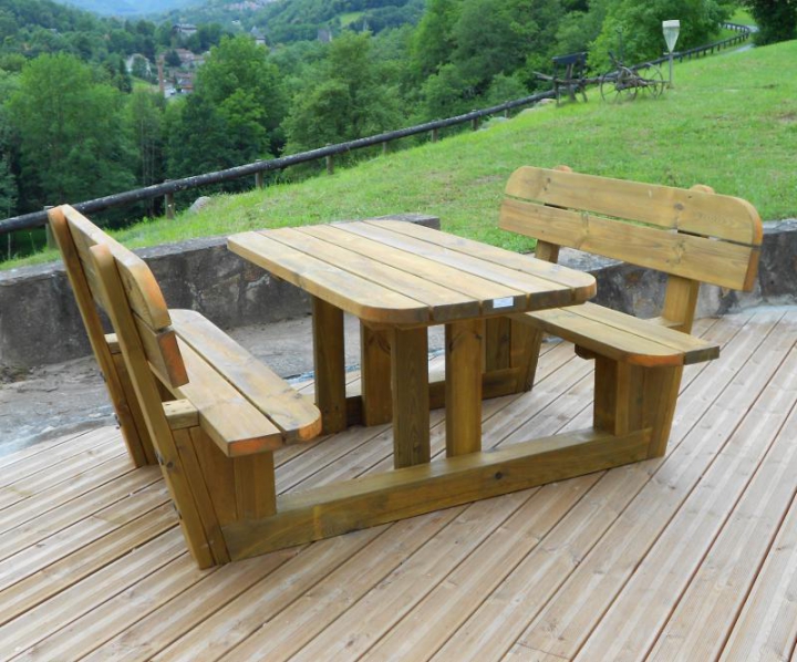  Table de pique-nique Sologne sur site